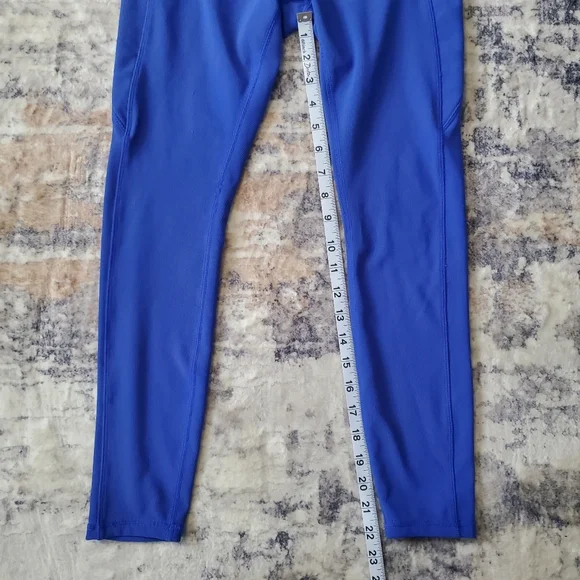 Move Theology Blue Ribbed Leggings- Size Small - Picture 5 of 9